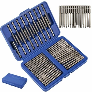 50tlg Schraubendreher Bitsatz 75mm Lange Spezial Set Sicherheits Schrauben - Bild 1 von 9