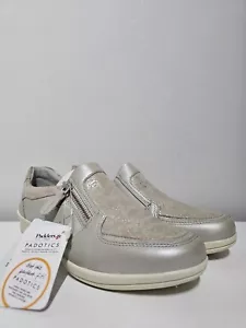 Padders Trainers Womens Sz UK4 Wide Fit Ivory Pearl Serena Casual Trainers - Imagen 1 de 6