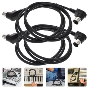 2 Pcs Doppelte Männliche Verbindungskabel Midi-Kabel Verlängerungskabel - Afbeelding 1 van 12