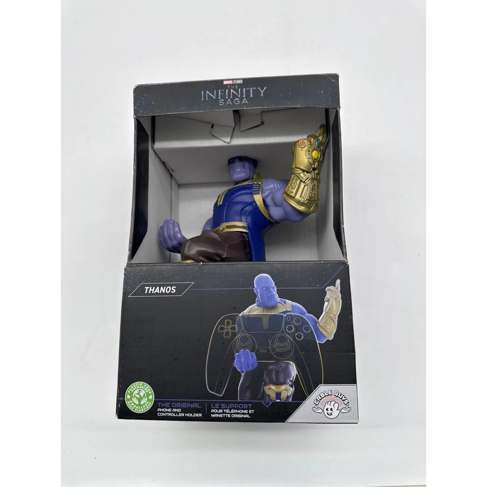 Nuevo Marvel Infinity Saga Thanos Teléfono y Controlador Soporte Cable Chicos Nuevo en Caja Foto 1 de 2