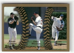 1999 Topps #460 All-Topps Pitchers Roger Clemens Greg Maddux K Wood ☘️P14 - Picture 1 of 2