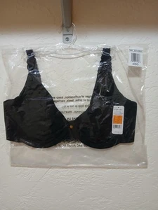 Bra Natori Women's 40DD Renew Full Fit Contour Underwire Bra 731233 Black - Picture 1 of 8