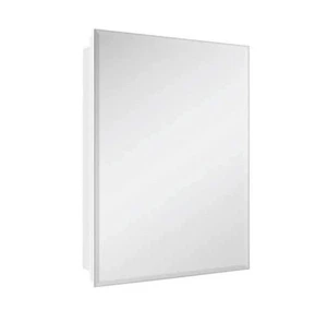 Glacier Bay 16" B x 26" H rechteckiger Holzverbund Medizinschrank mit Spiegel - Bild 1 von 13