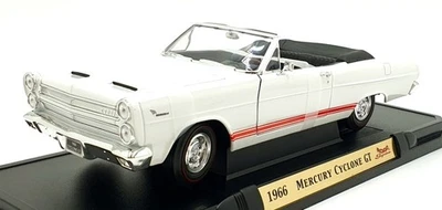 Road Signature 1/18 Scale Diecast 92627 - 1966 Mercury Cyclone GT - White - Image 1 of 4