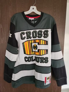 Camiseta deportiva de hockey Mitchell and Ness Bruno Mars 24K Tour colores cruzados talla mediana - Imagen 1 de 8