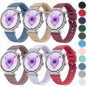 Für Huawei Watch GT 6 5 4 41mm GT 5 Pro 42mm Sports Silikon Armband Uhrenarmband - Picture 1 of 140