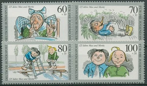 Federación 1990 Juventud: Wilhelm Busch Max & Moritz 1455/58 nuevo - Imagen 1 de 1