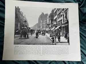 um 1890, Holborn, Bild aus G. Newnes Teilwerk " Round London " - Bild 1 von 2