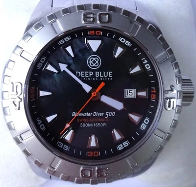 Deep Blue “Blue Water Diver 500” _ Swiss ETA2824-2 _ Automatic Diving Watch - Image 1 of 4