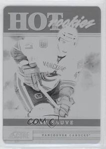 2011-12 Score Hot Rookies Printing Plate Black 1/1 Yann Sauve #534 Rookie RC 0c3 - Picture 1 of 3