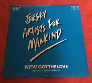 Jersey Artists For Mankind We've Got The Love UK 12" single features Springsteen - Bild 1 von 4