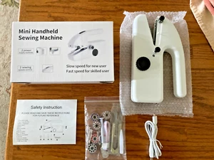 Mini Handheld Sewing Machine for Beginners electric stitch home travel portable - Picture 1 of 3