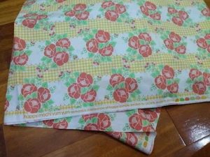 Happy Mochi Yum Yum By Monica Solution Snow Floral Fabric flowers yellow green - Picture 1 of 1