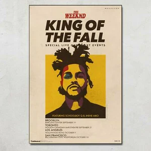 The Weeknd - King of The Fall Music Poster Wall Art Decor No frame - Picture 1 of 5