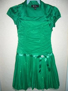 NWOT BCX Girl's Green Sparkle Dress, size 6X - Picture 1 of 1
