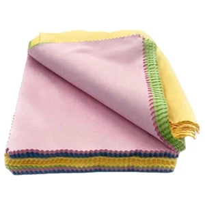 10PCS Random 130mm*130mm Portable Solid Color Microfiber Glasses Cleaning Cl_qe - Zdjęcie 1 z 6