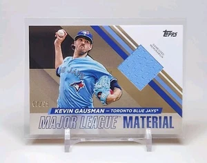 Camiseta deportiva 2024 Topps Serie 2 Kevin Gausman juego usada reliquia/50 - Toronto Blue Jays - Imagen 1 de 2
