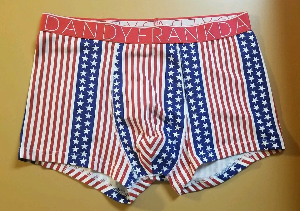 Frank Dandy Men's Red Old Glory Boxer Briefs NWT - Image 1 of 1