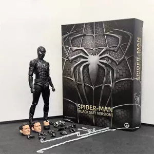 S.H.Figuarts SPIDER-MAN: No Way Home Black Suit Action Figure CT Ver. Toys Gift - Picture 1 of 19