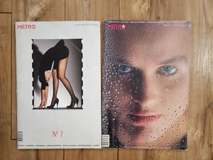 Vintage 1988 Metro Chicago Quarterly Oversized Magazines Vol 1 & 2 SkrebneskI - Picture 1 of 23