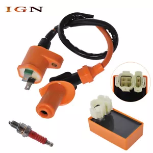 New Racing Ignition Coil CDI Box Spark Plug Kit Fit For GY6 150cc 125cc 50cc ATV - Picture 1 of 6