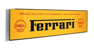 Ferrari Shell Passion Metall Banner Schild - Bild 1 von 6