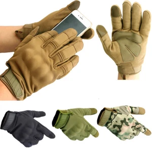 Guantes de dedo completo con pantalla táctil guantes antideslizantes resistentes al desgaste militar - Imagen 1 de 28