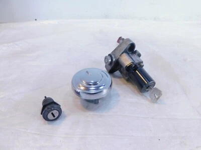 Yamaha V-Star 650 XVS650 & 1100 Ignition Switch Fuel Tank Storage Lock Set & Key - Image 1 of 4