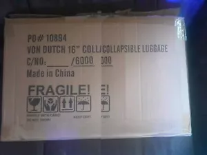 Neu Open Box von Dutch 16" faltbarer Handgepäckkoffer grau - Bild 1 von 4