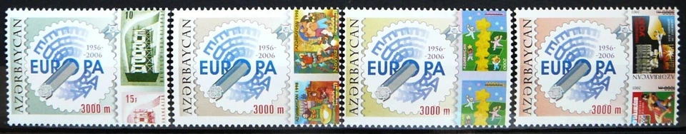 Sellos de Azerbaiyán - Sellos de Europa - 50 - MNH. Foto 1 de 1
