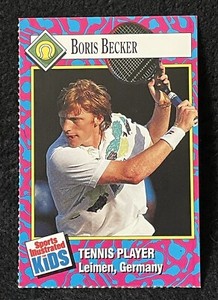 BORIS BECKER 1993 Sports Illustrated for Kids SI #163 Tennis USTA Legend