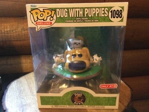 Funko POP! Deluxe Disney Pixar Dug Days- Dug with Puppies Vinyl Figure NIP - Picture 1 of 2
