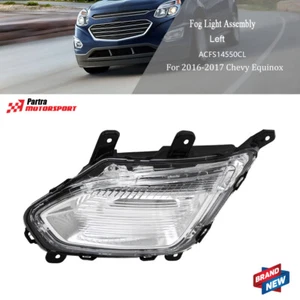 Conjunto de luces antiniebla LED cromadas transparentes para Chevy Equinox 2016-2017 lado izquierdo - Imagen 1 de 12