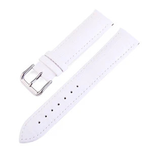 10mm-24mm Vintage Pattern Strap Bracelet Cowhide Leather Watch Band Metal Buckle - Picture 1 of 19