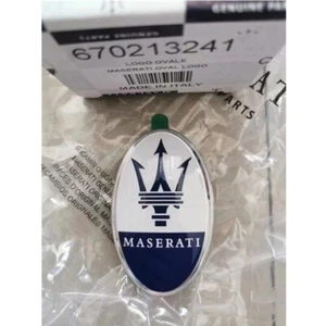 For Maserati New Orig Grecal GranTurismo Levante MC20 Front Bumper Badge - Picture 1 of 3