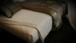 Won't Pop Off Queen Sheets 16" 19" Deep Pocket Red Blue Gold White Green Gray - Picture 1 of 45