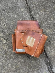Americas Choice Leather Cordless Drill Belt Pouch Vintage - Picture 1 of 6