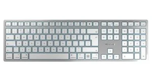CHERRY KW 9100 SLIM Wireless Keyboard for Mac, Silver - JK-9110GB-1 - Picture 1 of 2