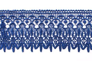 4.75." Champagne Black Lavender Ivory Red Pink Gold White Gray Venice Lace   - Picture 1 of 17