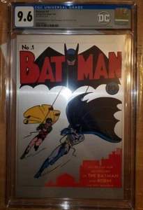 Batman #1 35g .999 Pure Silver Foil New Zealand Mint - CGC 9.6 2018 - Picture 1 of 2