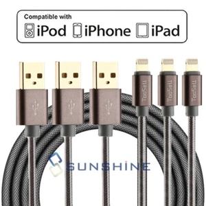 Fast Charger Cable Heavy Duty For iPhone 13 12 11 X XR 8 Charging Cord Wholesale - Picture 1 of 26