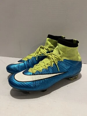 Nike Mercurial Superfly IV FG 718753-487 Soccer Cleats Blue Football US Mens 7.5 - Image 1 of 4