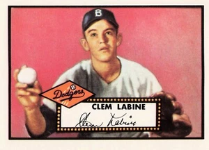 1983 Topps Baseball 1952 Reprint Series Clem Labine Brooklyn Dodgers #342 - Picture 1 of 2