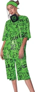 Kid's Classic Green Billie Eilish Costume L (10-12) - MISSING mask and headband - Picture 1 of 15