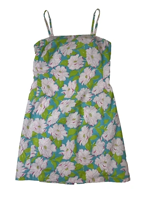 Vestido De Colección Lauren Ralph Lauren Talla 6 AOP Floral Correa Espagueti Verano Boda Y2K Foto 1 de 4