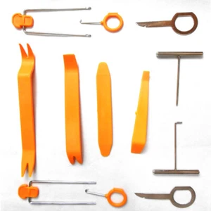 Pry Tools 12PCS Car Center Console Audio Radio Dash Panel Clip Removal Installer - Picture 1 of 6