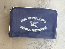 RARE vintage south african airways suid afrikaanse lugdiens case bag