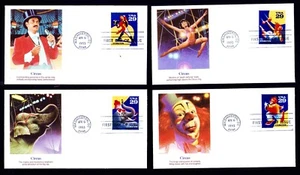 US Fleetwood FDC #2750-2753 /Circus Performers Set 1993 - Picture 1 of 2