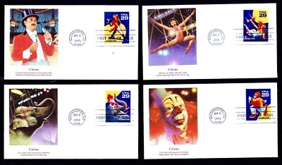 US Fleetwood FDC #2750-2753 /Circus Performers Set 1993 - Image 1 of 2