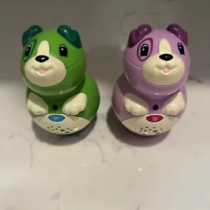 2LeapFrog Leap Reader Junior Green&Purple Puppy Dog Reader Pen Replacement Works - Picture 1 of 5